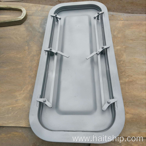 Marine steel single-leaf weathertight safety door